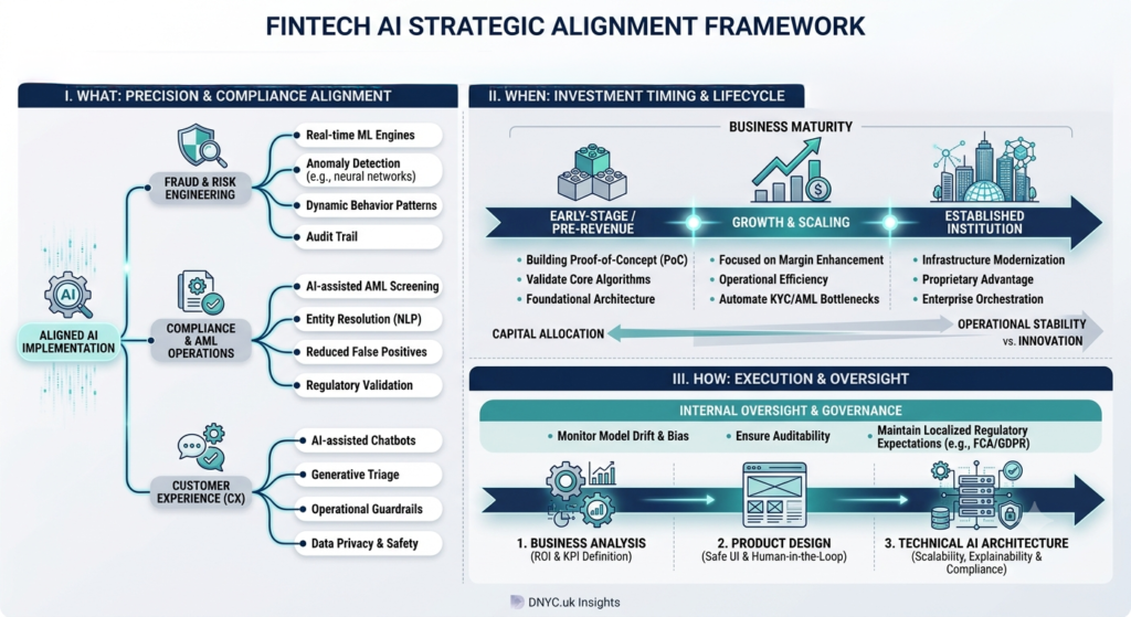 Fintech AI Framework fintech ai strategy alignment framework